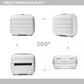 Kono 14 Inch Multi Texture Hard Shell PP Vanity Case - White