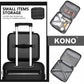 Kono 14 Inch Bright Hard Shell PP Vanity Case - Black