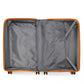 Kono Bright Hard Shell PP Suitcase With TSA Lock And Vanity Case 4 Pieces Set - Classic Collection - Orange