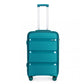 Kono 24 Inch Bright Hard Shell Pp Suitcase - Classic Collection - Blue/Green