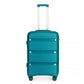 Kono 28 Inch Bright Hard Shell Pp Suitcase - Classic Collection - Blue/Green