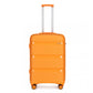 Kono 20 Inch Bright Hard Shell PP Suitcase - Classic Collection - Orange