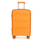 Kono 24 Inch Bright Hard Shell Pp Suitcase - Classic Collection - Orange