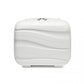 Kono 14 Inch Lightweight Polypropylene Hard Shell Vanity Case - White