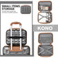 Kono 13/20 Inch Lightweight Hard Shell ABS Cabin Suitcase With TSA Lock And Vanity Case - Grey
