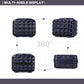Kono 13 Inch Lightweight Hard Shell ABS Vanity Case - Navy