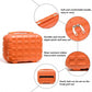 Kono 13 Inch Lightweight Hard Shell Abs Vanity Case - Orange