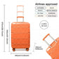 Kono 20 Inch Lightweight Hard Shell Abs Suitcase With TSA Lock - Orange