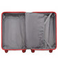 Kono 13/20 Inch Lightweight Hard Shell Abs Cabin Suitcase With TSA Lock And Vanity Case - Red