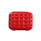 Kono 13 Inch Lightweight Hard Shell ABS Vanity Case - Red