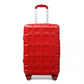 Kono 28 Inch Lightweight Hard Shell Abs Suitcase With TSA Lock - Red