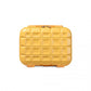 Kono 13 Inch Lightweight Hard Shell ABS Vanity Case - Yellow