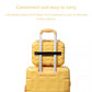 Kono 13 Inch Lightweight Hard Shell ABS Vanity Case - Yellow