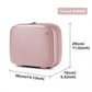 British Traveller Lightweight 14 Inch Polypropylene Vanity Case - Nude