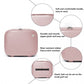 British Traveller Lightweight 14 Inch Polypropylene Vanity Case - Nude