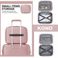 British Traveller Lightweight 14 Inch Polypropylene Vanity Case - Nude