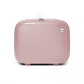 British Traveller Lightweight 14 Inch Polypropylene Vanity Case - Nude