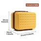 Kono 13 Inch Special Hard Shell Abs Vanity Case - Yellow