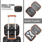 British Traveller Ultralight Abs And Polycarbonate Bumpy Diamond 4 Pcs Luggage Set With TSA Lock - Black And Brown