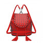 Miss Lulu Skull Studded Backpack Shoulder Bag