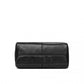 Miss Lulu Perfect Fusion Of Genuine And PU Leather Women's Tote Crossbody Bag - Black