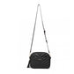 Miss Lulu Lightweight Quilted Leather Cross Body Bag - Black