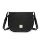 Miss Lulu Simple Cross-Body Handbag - Black