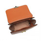 Miss Lulu Retro Cross-Body Bag - Brown