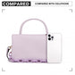 Miss Lulu Personality Versatile Chain Handbag Crossbody Bag - Purple