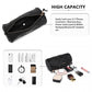 Miss Lulu Cylindrical Lightweight Cross Body Bag - Black