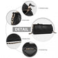 Miss Lulu Cylindrical Lightweight Cross Body Bag - Black