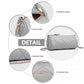 Miss Lulu Cylindrical Lightweight Cross Body Bag - Grey