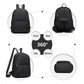 Miss Lulu Casual Lightweight Ladies Backpack - Black