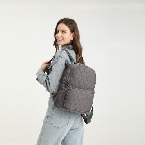 Miss Lulu Casual Lightweight Ladies Backpack - Black