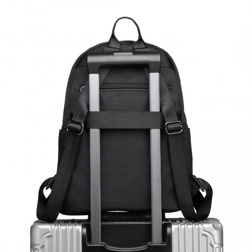Miss Lulu Casual Lightweight Ladies Backpack - Black