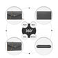 Miss Lulu 3 Piece Elegant Leather Backpack Set - Grey