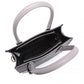 Miss Lulu Rectangular Soft Leather Cross Body Bag - Black