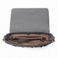 Miss Lulu Chic Quilted Shoulder Bag With Chain Strap - Grey