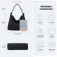 Miss Lulu Minimalist Chic Tote With Personality - Black