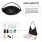 Miss Lulu Minimalist Chic Tote With Personality - Black