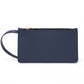 Miss Lulu Chic Embossed Tote With Tassel Detail And Card Pouch - Navy