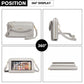 Miss Lulu Women's Leather Touch Screen Wrist Wallet - Light Grey