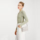 Miss Lulu Women's Leather Touch Screen Wrist Wallet - Light Grey