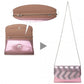 Miss Lulu Gorgeous Sequins Evening Clutch Bag Chain Shoulder Bag - Pink