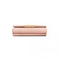 Miss Lulu PU Leather Half-Circle Petal Clasp Wallet - Pink
