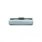Miss Lulu PU Leather Leaf-Shaped Round Clasp Wallet - Blue