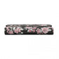 Miss Lulu Ladies' Flower Printed PU Leather Long Purse - Black