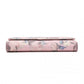 Miss Lulu Ladies' Flower Printed PU Leather Long Purse - Pink