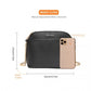 Miss Lulu Cross-Body Sleek Handbag - Black
