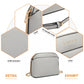 Miss Lulu Cross-Body Sleek Handbag - Grey